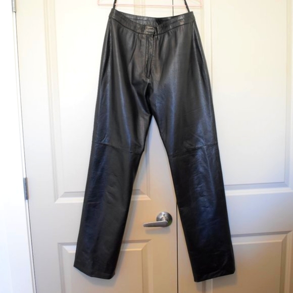 Danier - leather pants - size 8 - Picture 4 of 4